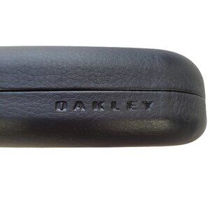 Oakley Black Sunglasses / Eyeglasses Hinged Hard Clamshell Case Faux Leather
